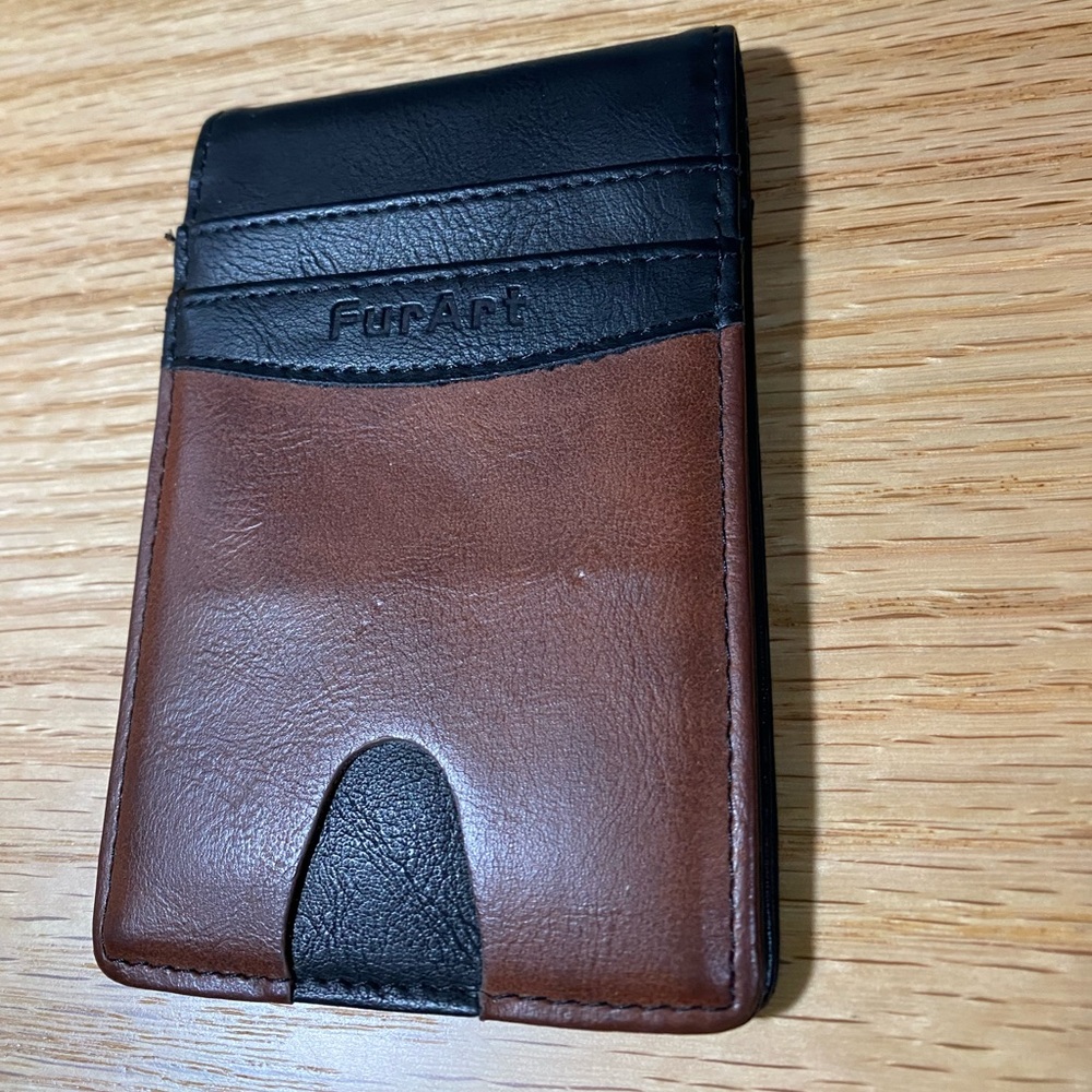 FurArt Black and Brown Card Holder